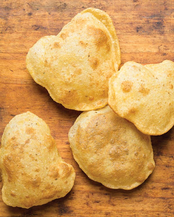 Puri (Deep-Fried Indian Bread)
