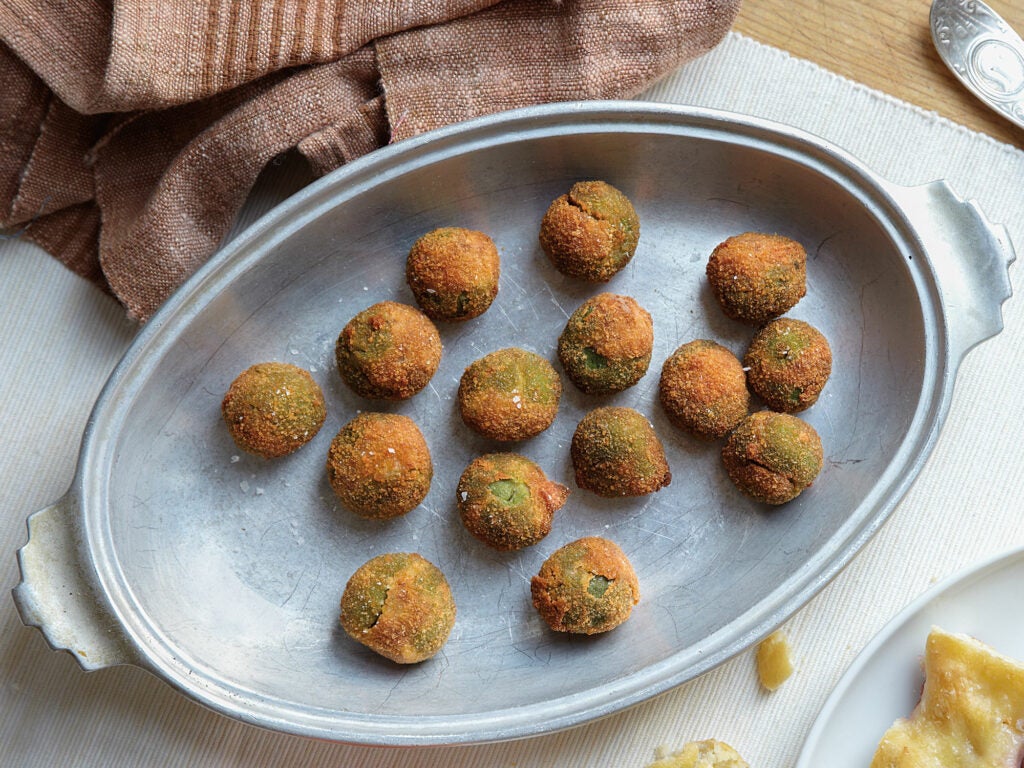 Fried Stuffed Castelvetrano Olives