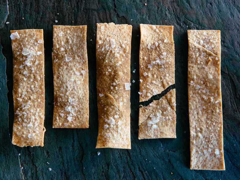 Olive oil crackers