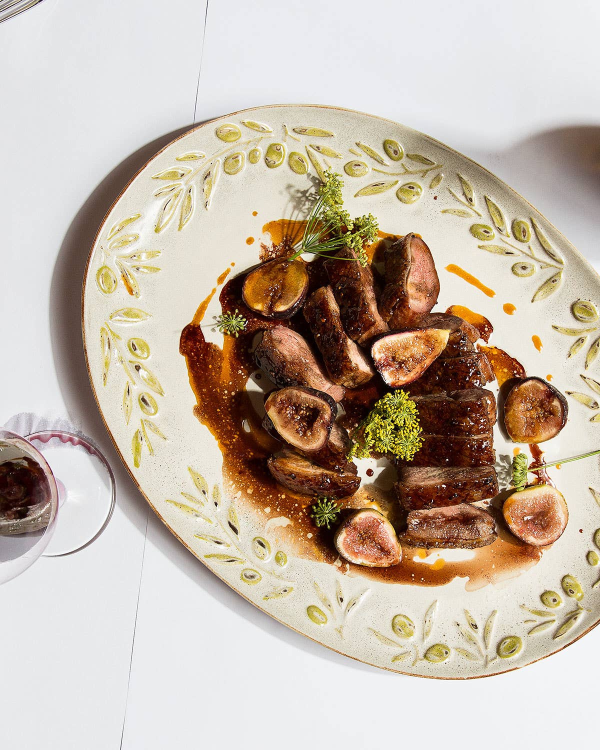 Roast Duck with Ruby Port and Figs