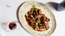 Roast Duck with Figs