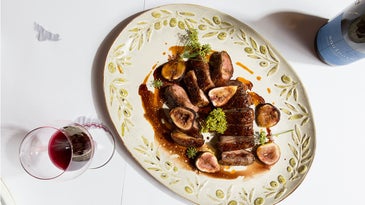 Roast Duck with Ruby Port and Figs