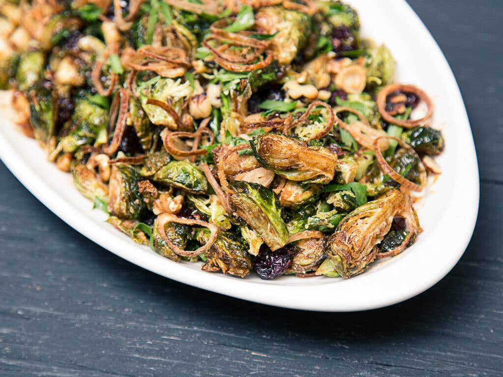 Sara Gore's Fried Brussel Sprouts