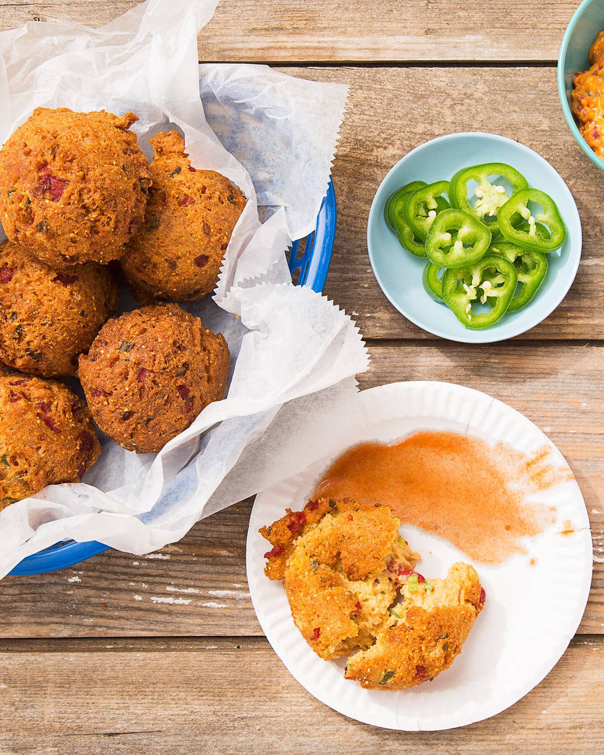 Pimento Cheese Hushpuppies Are the Best of Two Southern Worlds