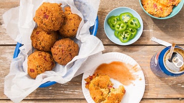 Pimento Cheese Hushpuppies Are the Best of Two Southern Worlds