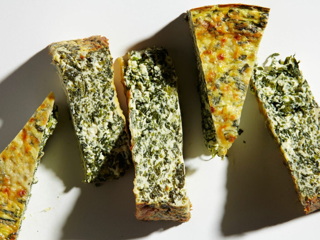 Watercress Ricotta Torte