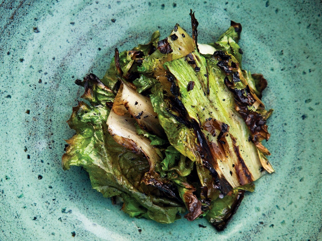 Lummi Island, Charred Escarole Salad