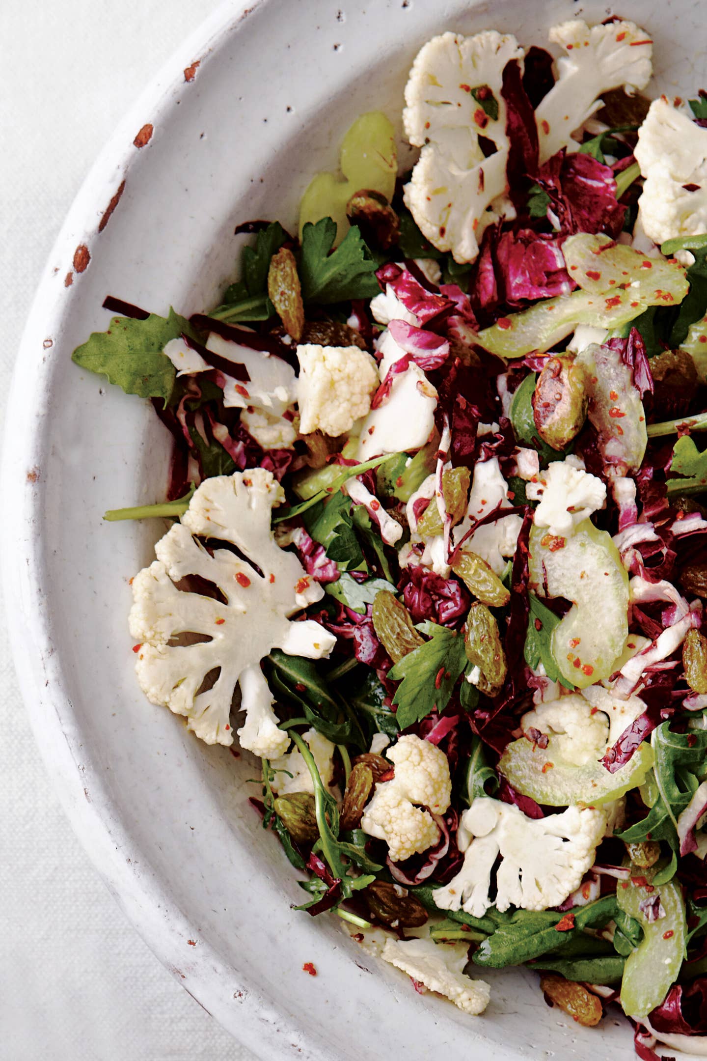 Shaved Cauliflower and Radicchio Salad | Saveur