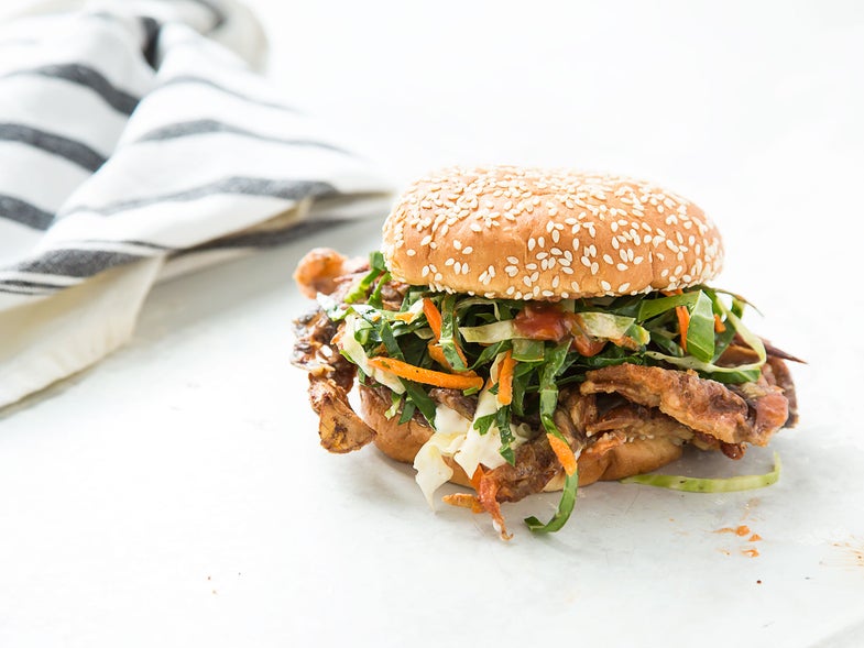 Softshell Crab Sandwich with Collard Slaw