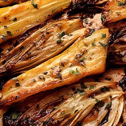 Honey-Roasted Belgian Endives and Parsnips