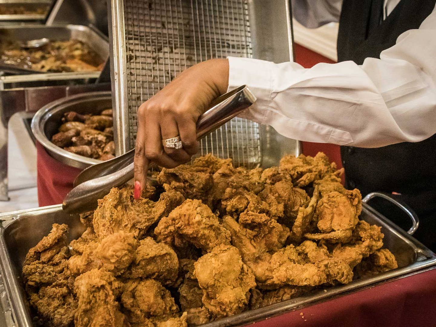 Lunch At This Iconic New Orleans Restaurant Includes a Fried Chicken Avalanche