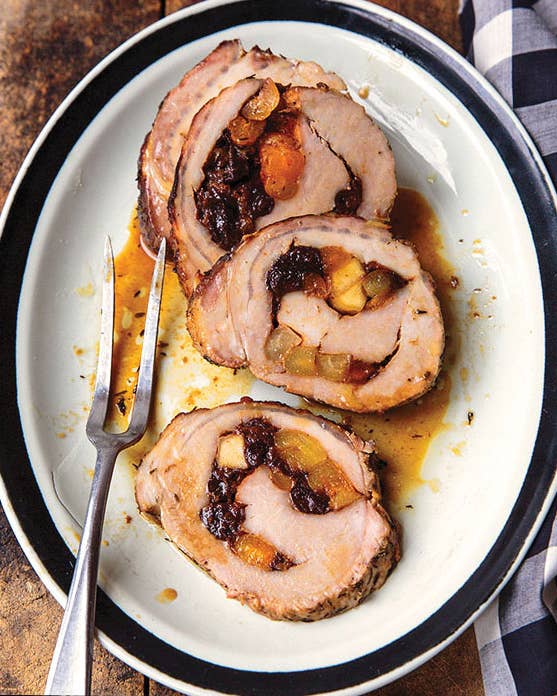Roast Pork with Sinner Stuffing