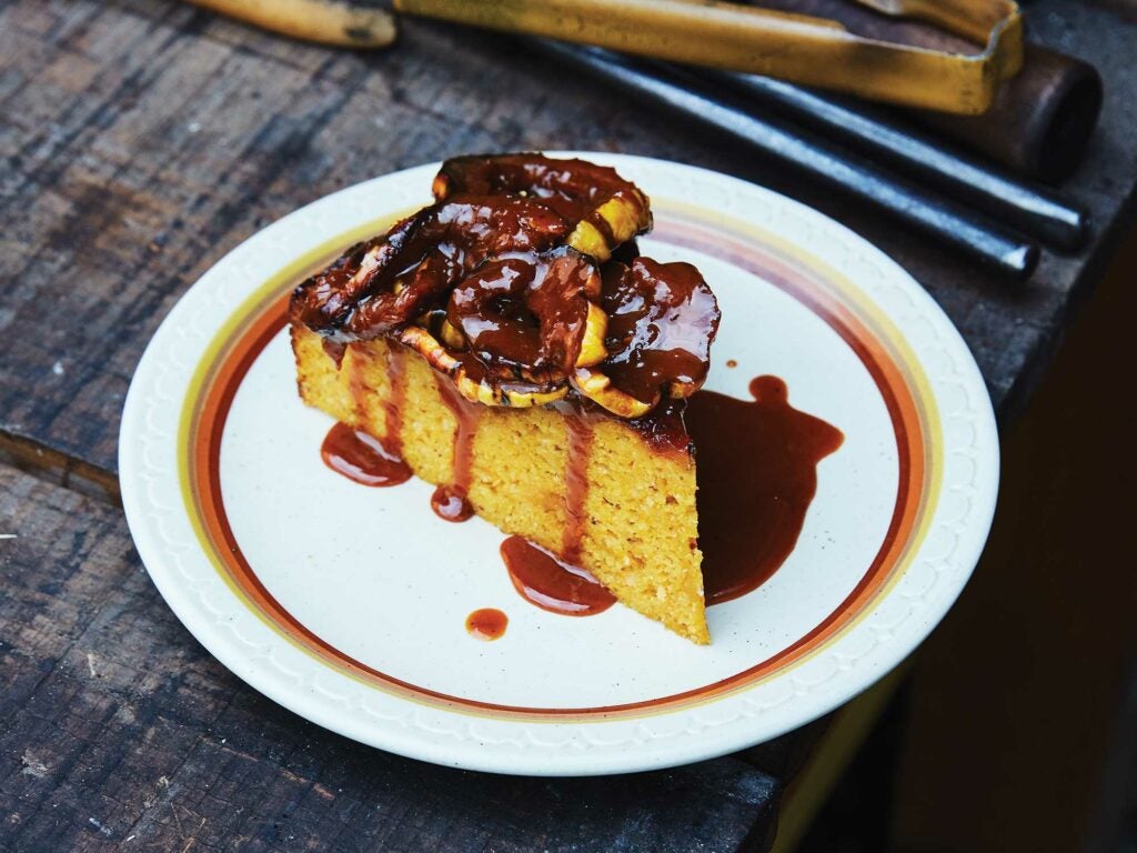 cast-iron squash pudding