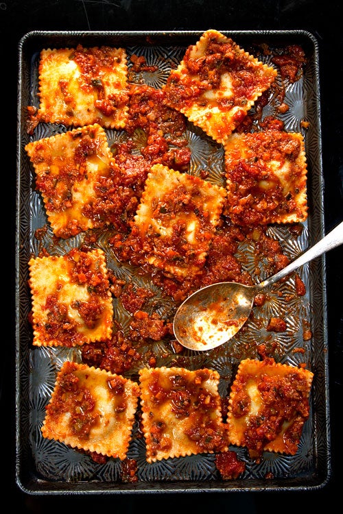 Spinach and Ricotta Ravioli