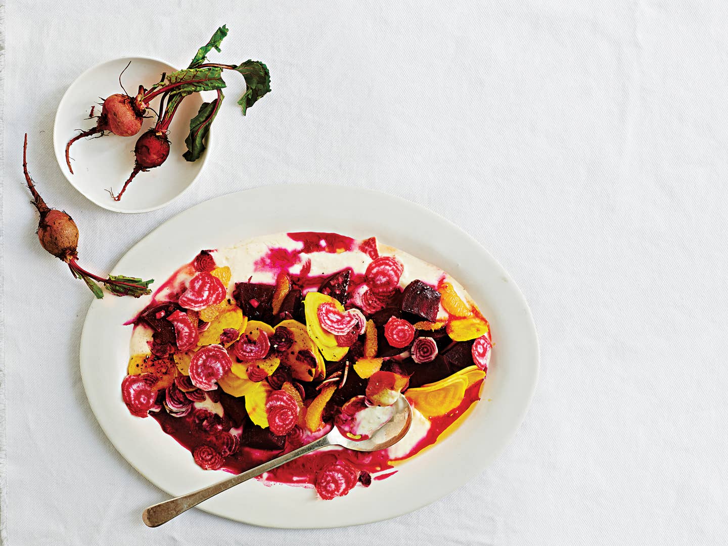 Three-Beet Salad with Orange-Yogurt Dressing