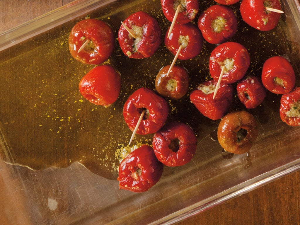 Stuffed Cherry Peppers (Peperoni con Acciughe)