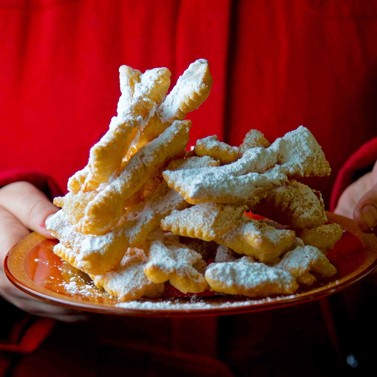 Polish Bow Tie Fritters