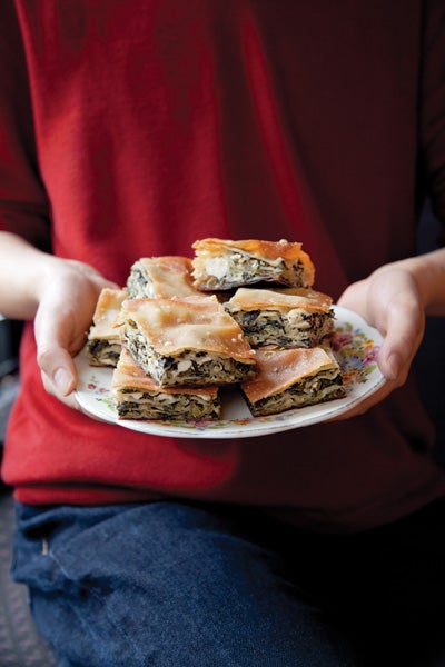 Fennel and Herb Phyllo Pastries (Hortopita)