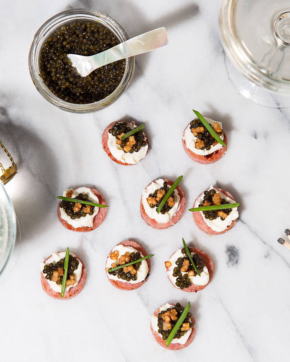 Pork Roll Canapes