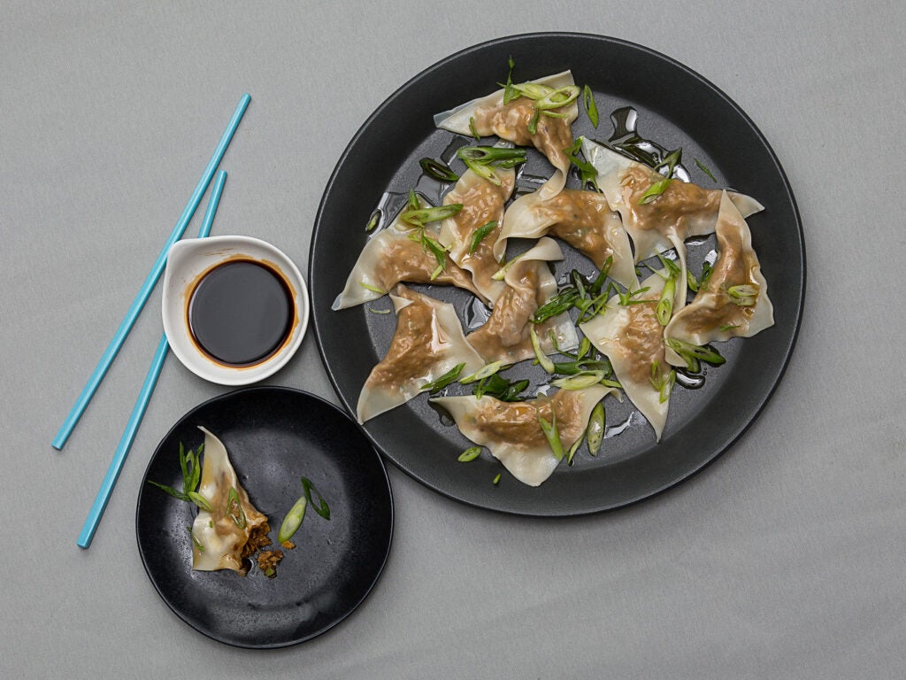 Roasted Squash and Pork Dumplings