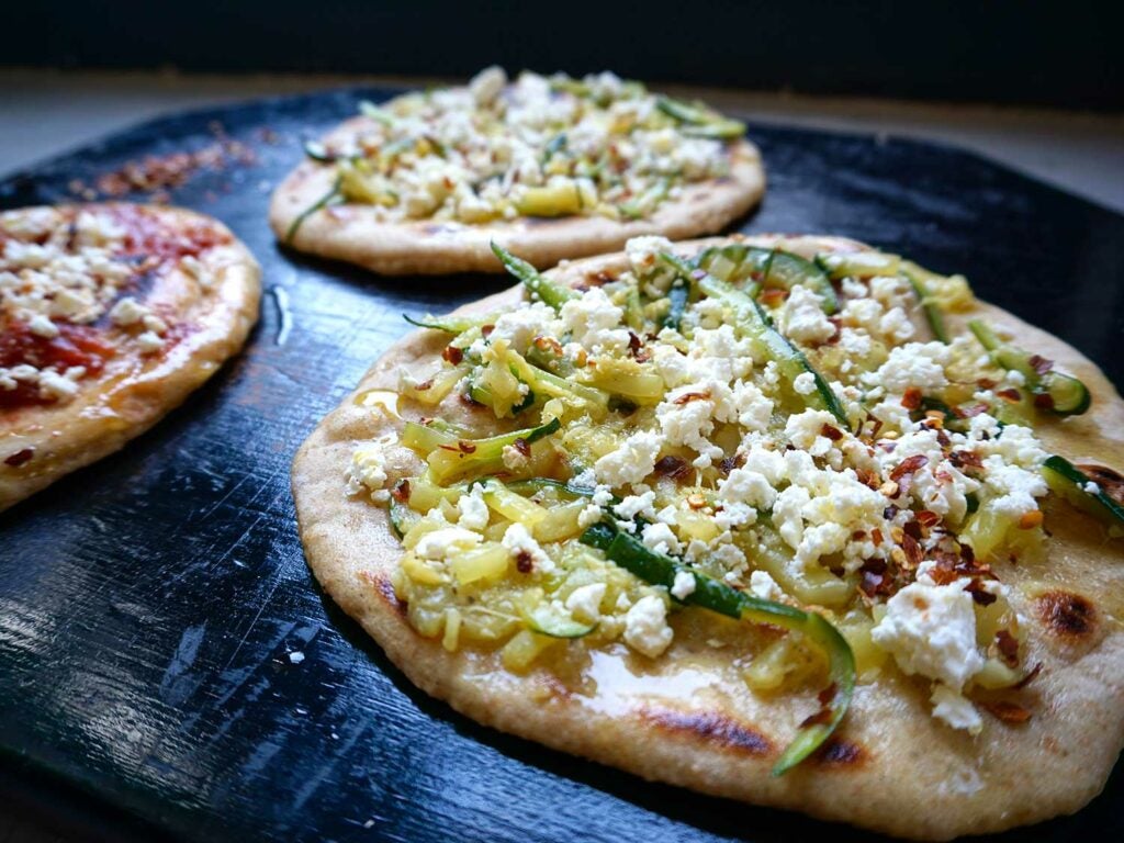 Flatbreads with Two Toppings (Laganes)