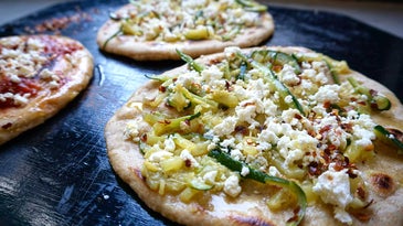 Flatbreads with Two Toppings (Laganes)