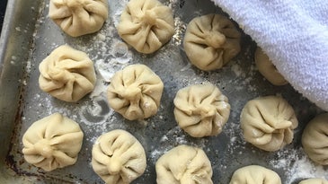 Meat-Filled Khinkali Dumplings