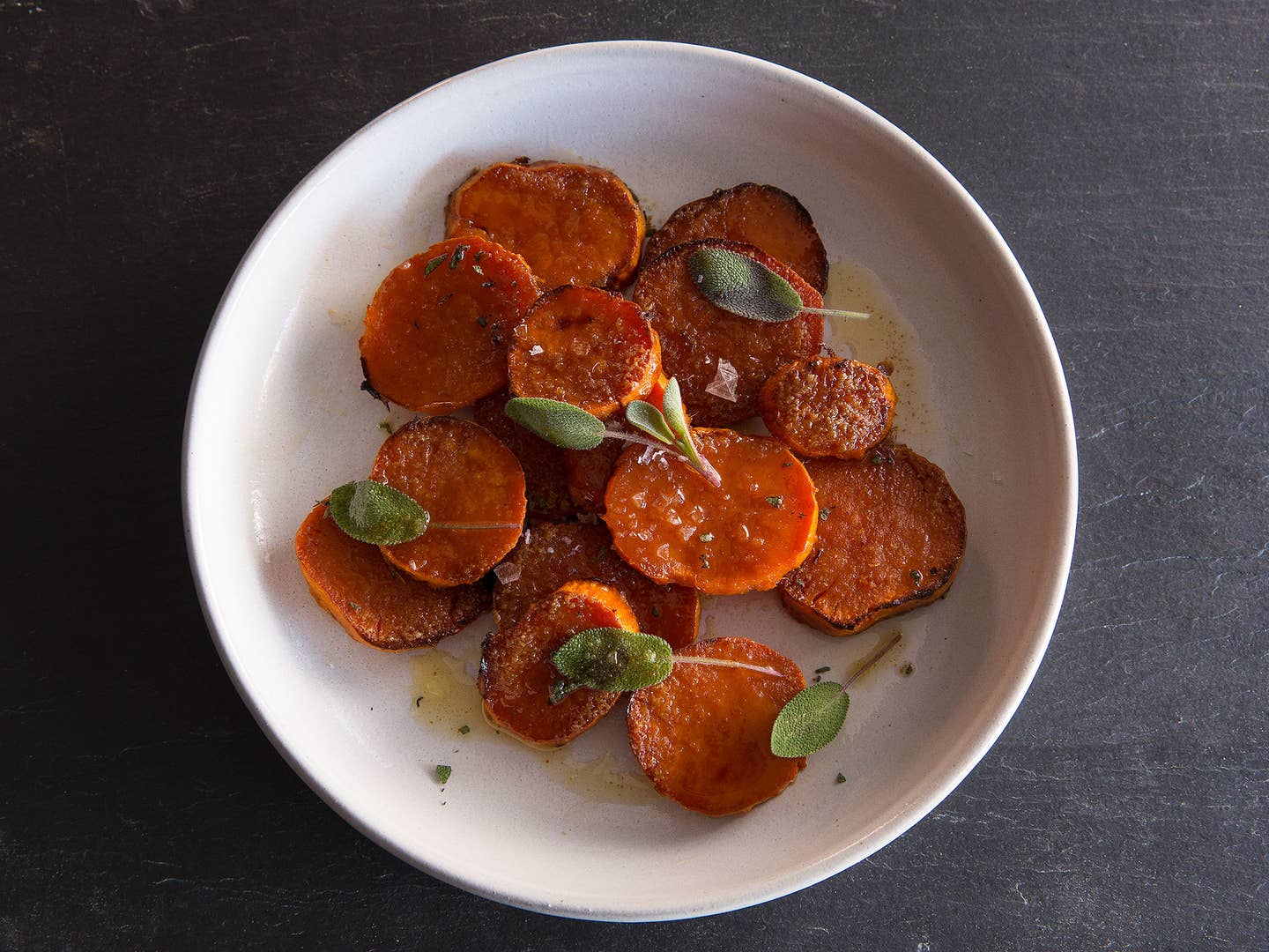 Roasted Sweet Potatoes With Sage and Browned Butter