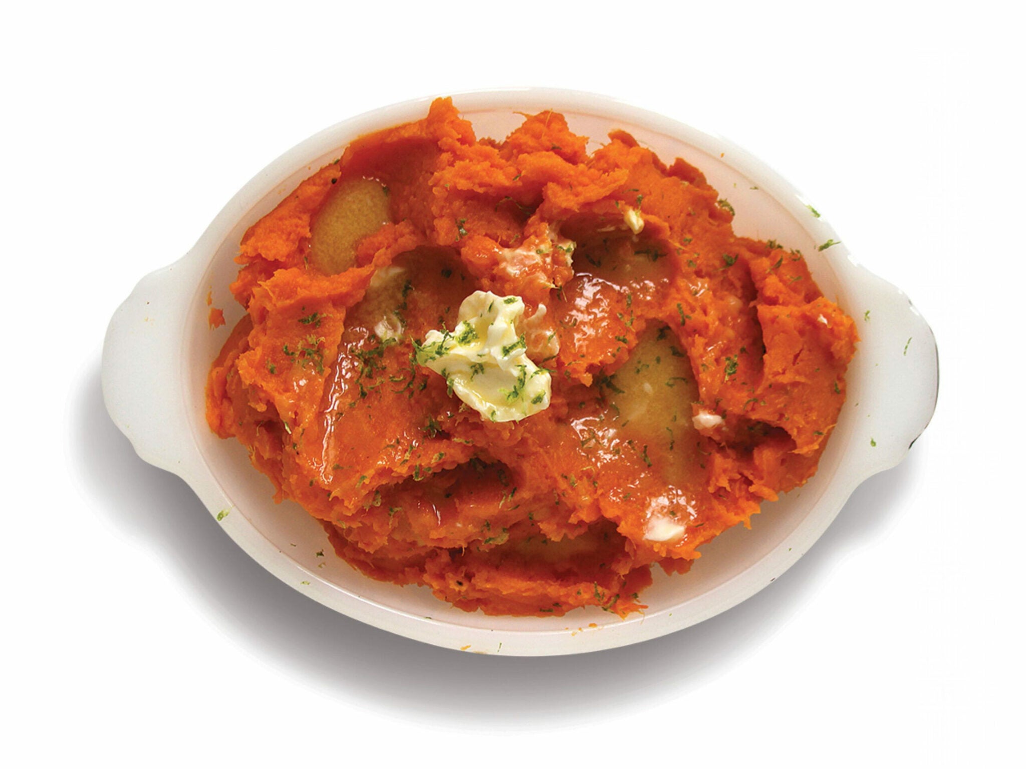 Mashed Yams with Lime and Honey Saveur