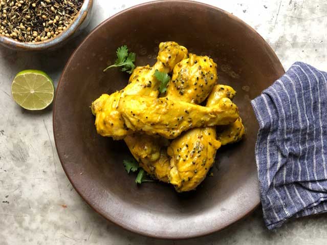Romy’s Special Chicken with Whole Spices and Turmeric-Ginger-Garlic Sauce