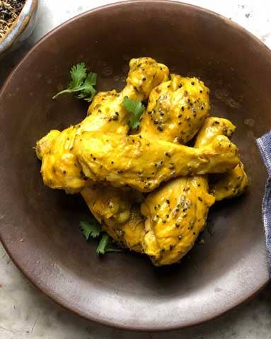 Romy’s Special Chicken with Whole Spices and Turmeric-Ginger-Garlic Sauce