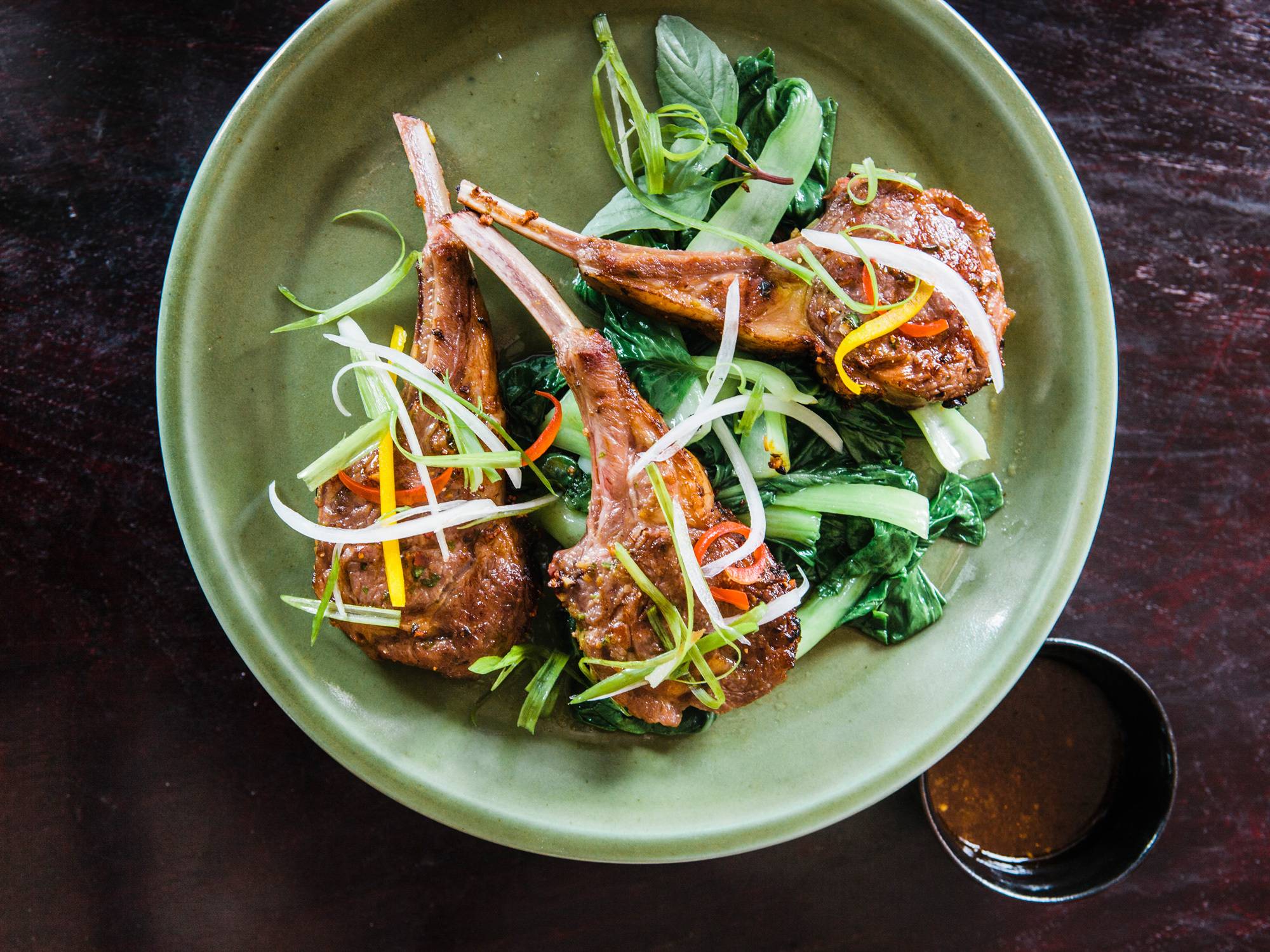 Grilled Lamb Chops with Ginger Sauce Saveur