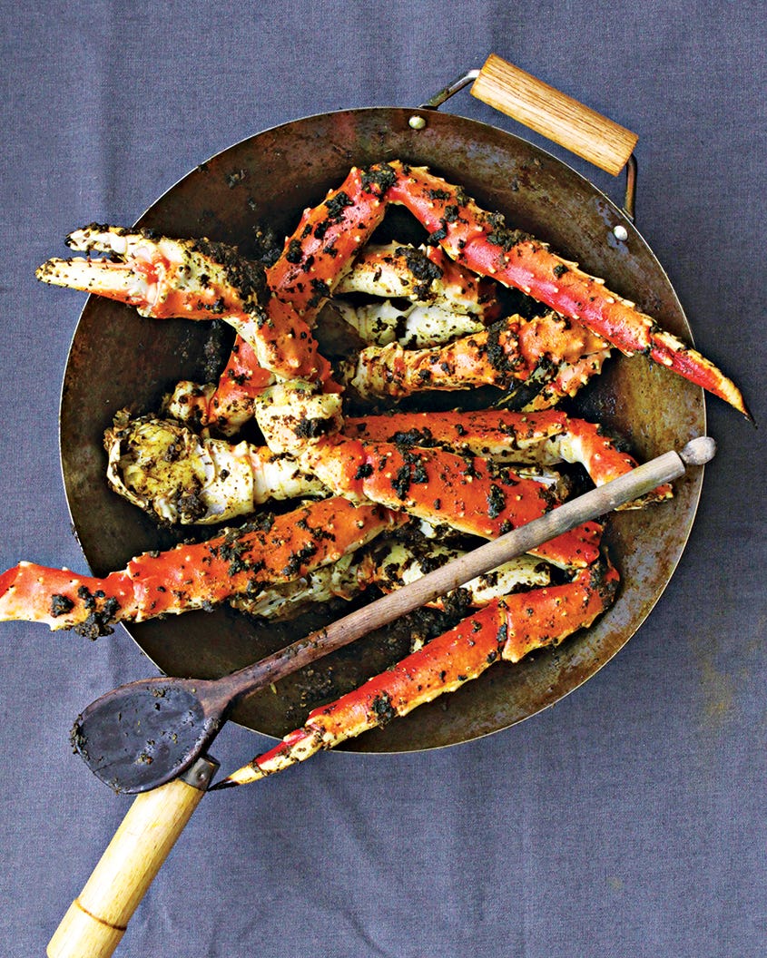 Singaporean Black Pepper Crab Legs Singaporean Black Pepper Crab Legs