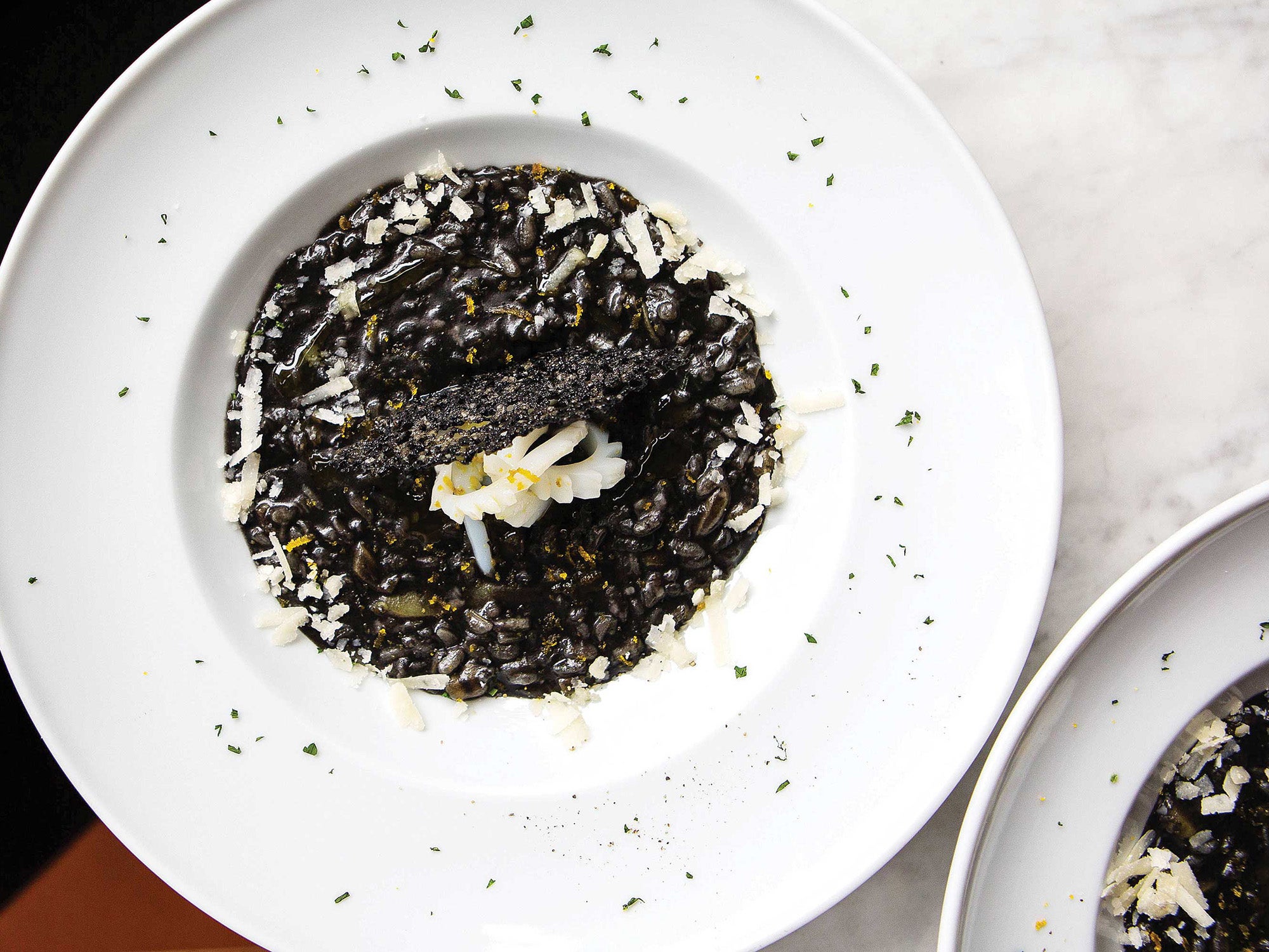 Cuttlefish Ink Risotto (Risotto al Nero) Saveur