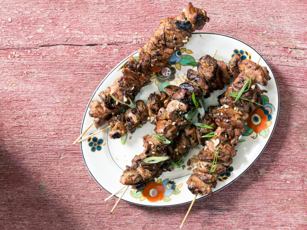 Filipino Barbecue Chicken Skewers