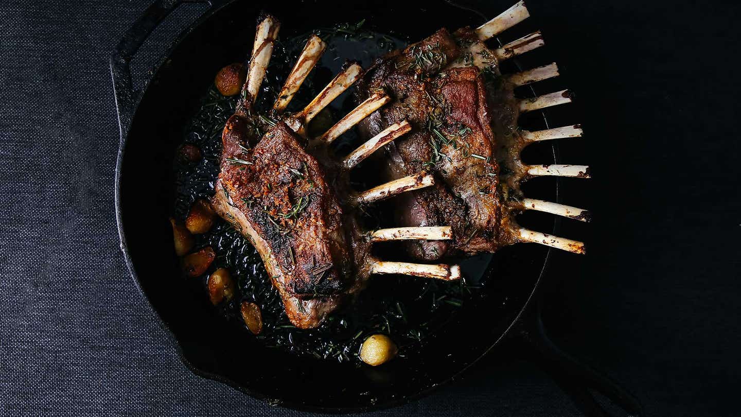 Rosemary and Thyme Rack of Lamb rack lamb