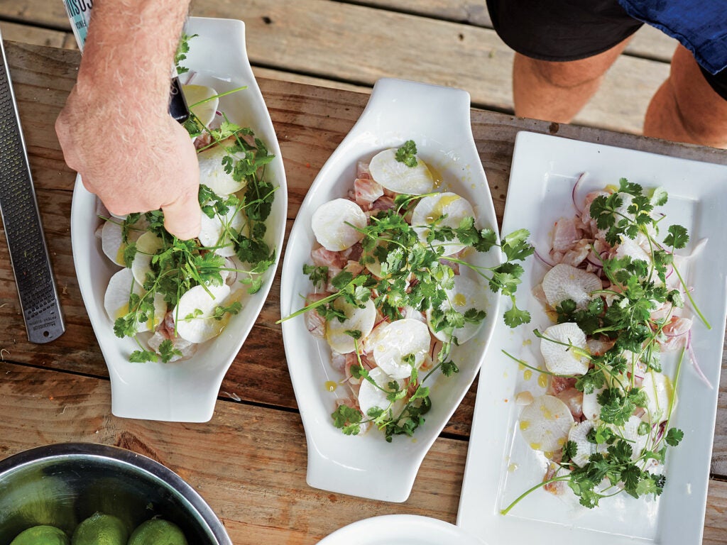 Uruguayan Sea Bass Crudo