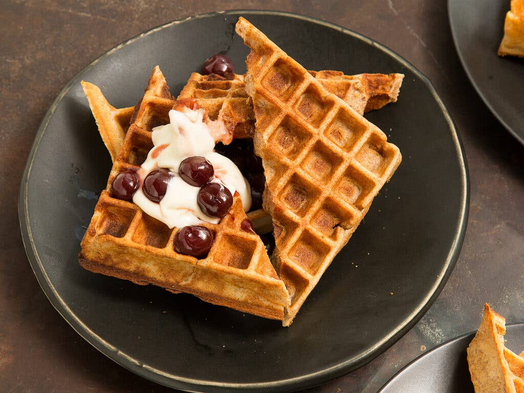 sourdough waffles