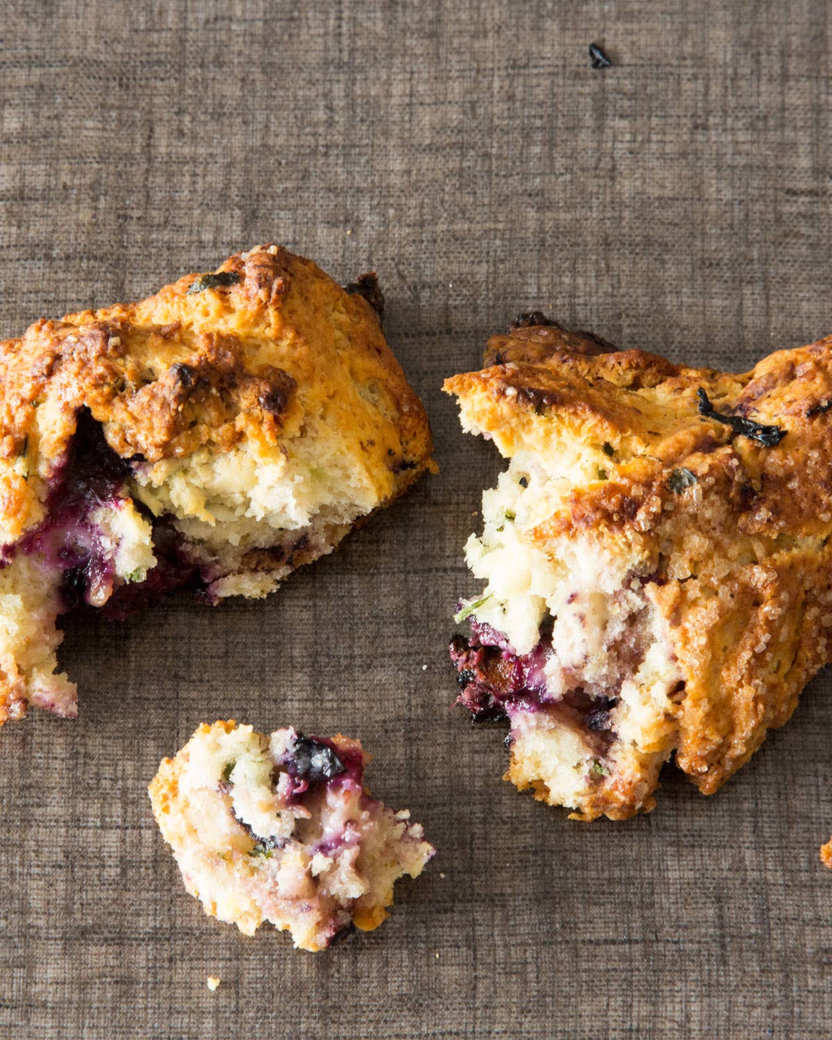 Blackberry-Mint Scones Blackberry-Mint Scones