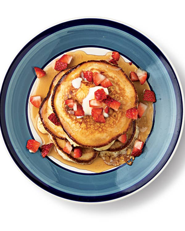 Strawberry Griddle Cakes