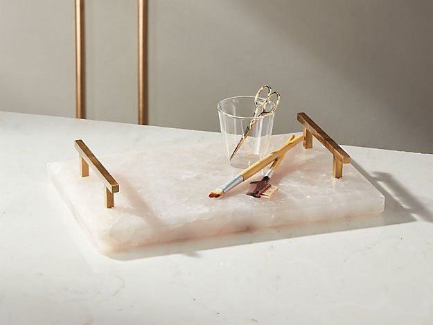 Rose Quartz Serving Tray