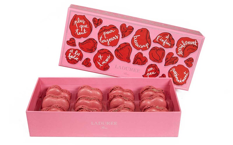 Ladurée Heart-Shaped Macarons