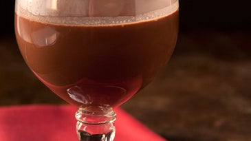 Friday Cocktails: Bittersweet Hot Chocolate with Red Wine