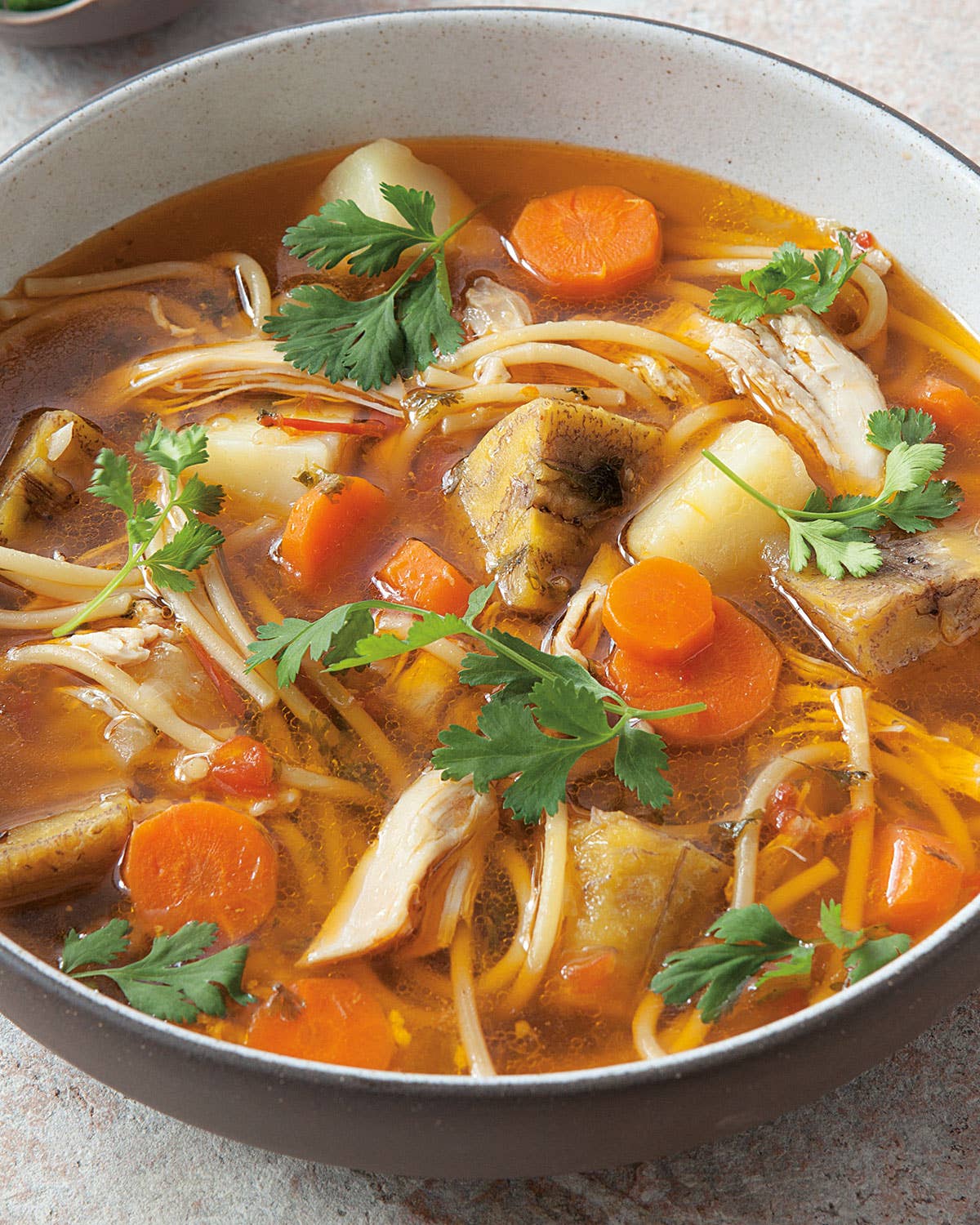 Chicken and Root Vegetable Soup (Sancocho)