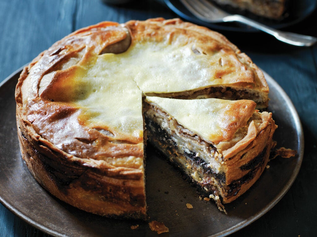 Layered Strudel Cake (Prekmurska Gibanica)