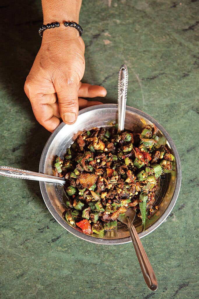 North Indian Okra Stir-Fry