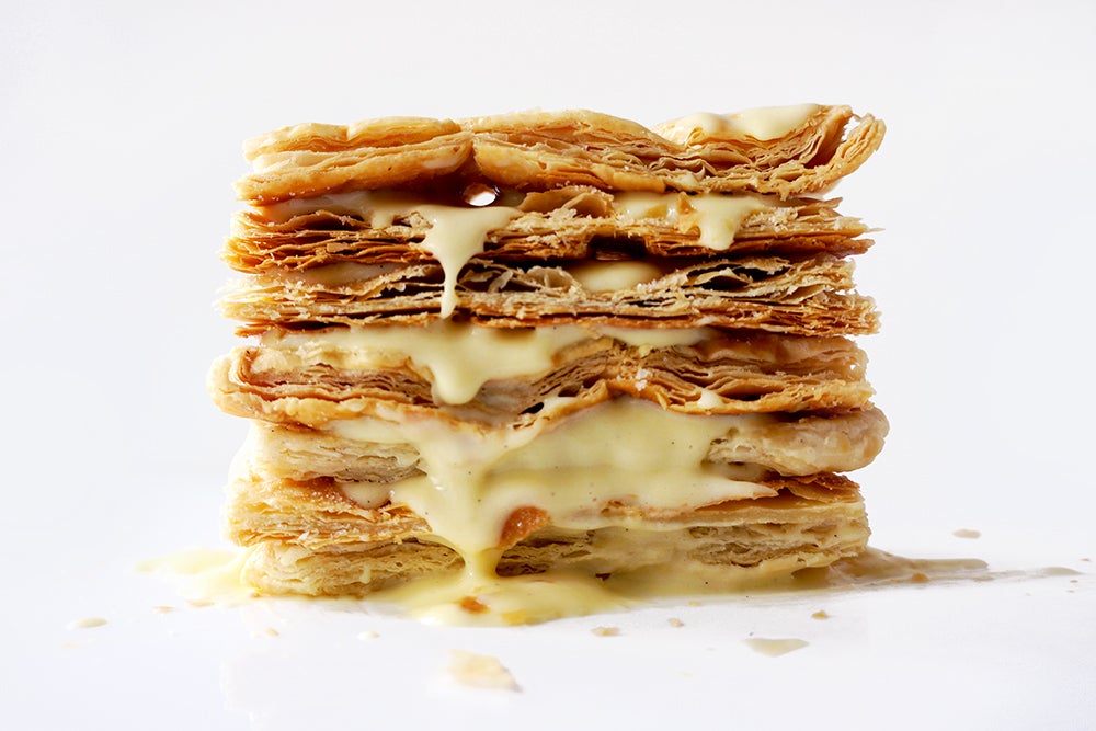 Mille Feuille Classic French Pastry 