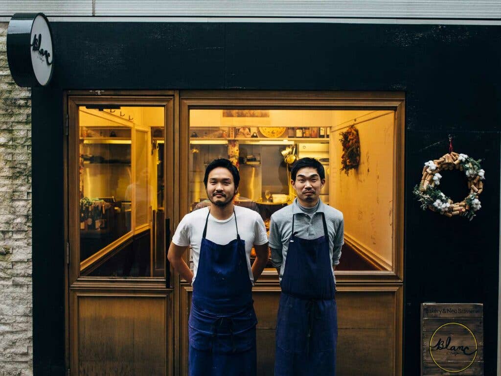 Yohei Otani (L) and Shoga Wada