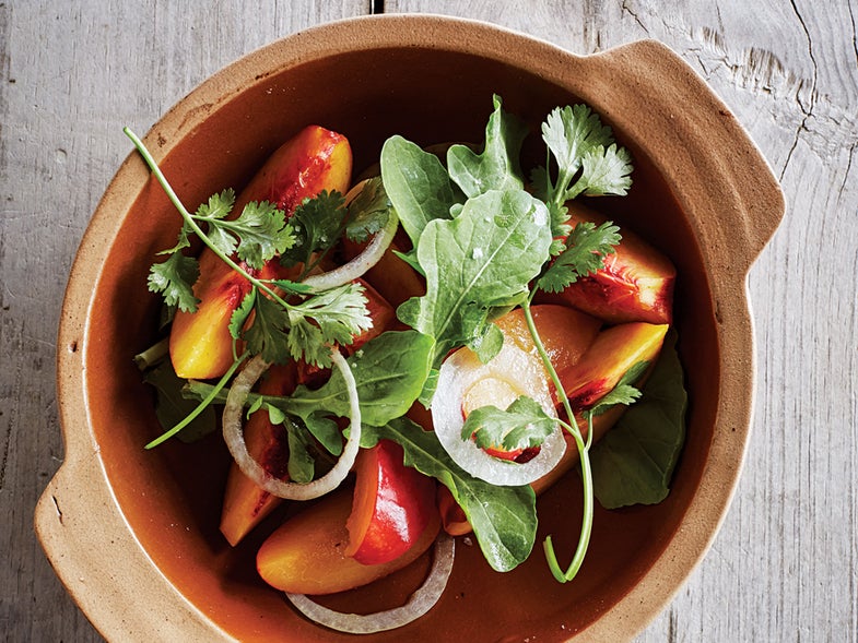 Peach and Plum Salad