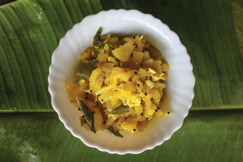 papaya stir-fry